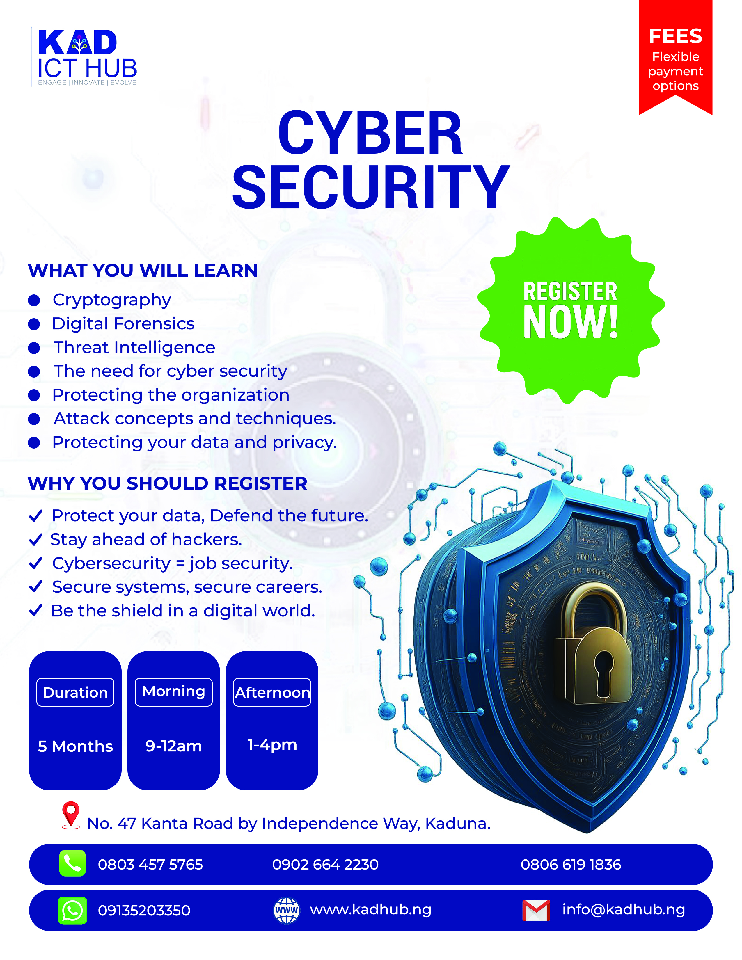CYBER-SECURITY Flyer
